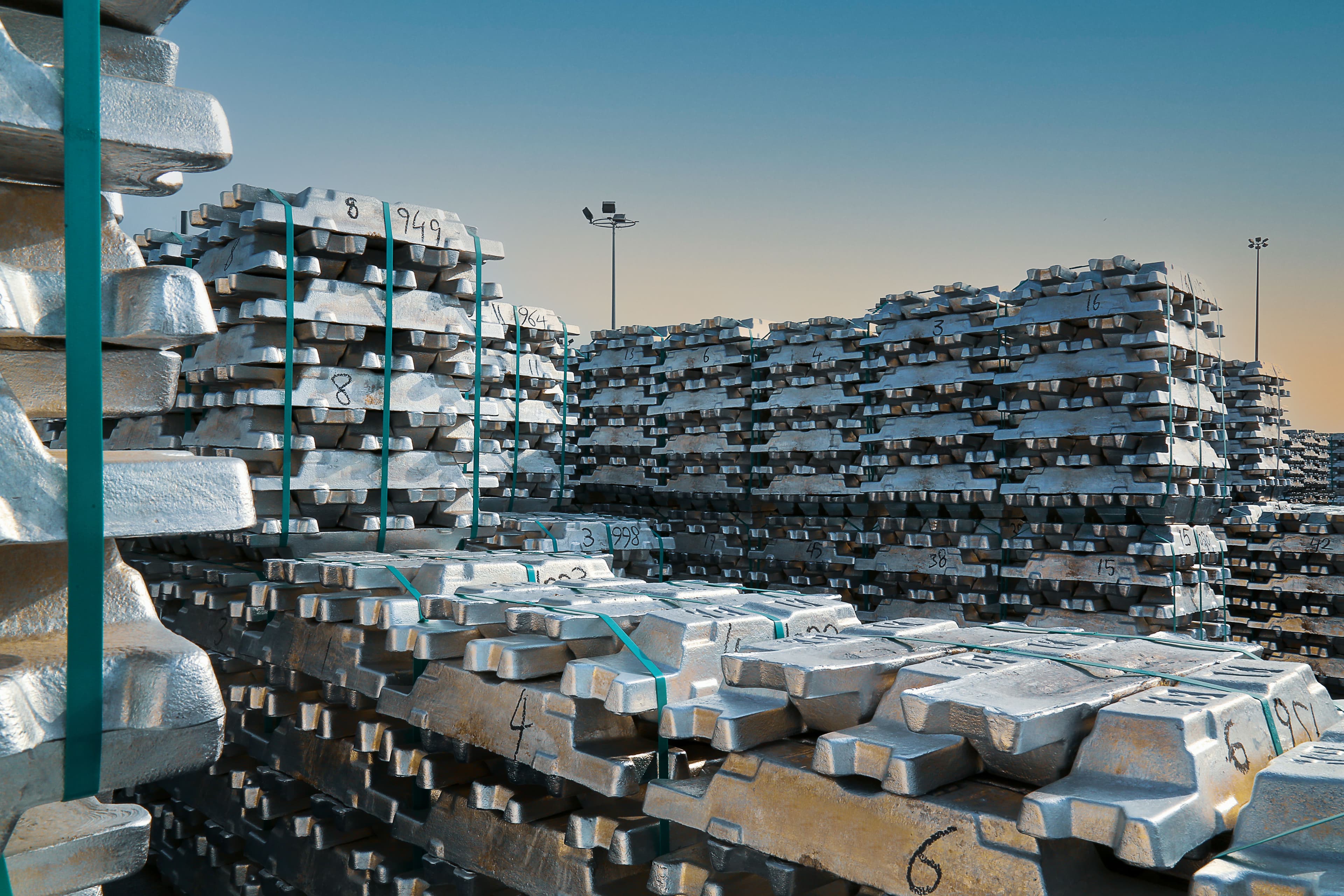 Aluminum ingots
